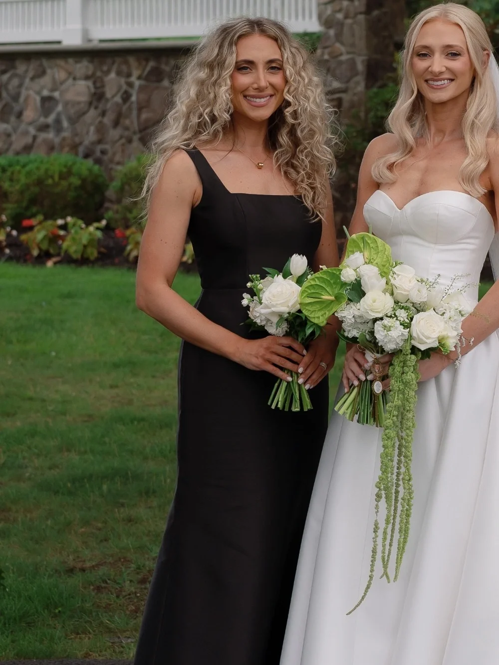 ALFRED SUNG Black Square-Neck Satin Maxi Gown D869 - Picture 4 of 7